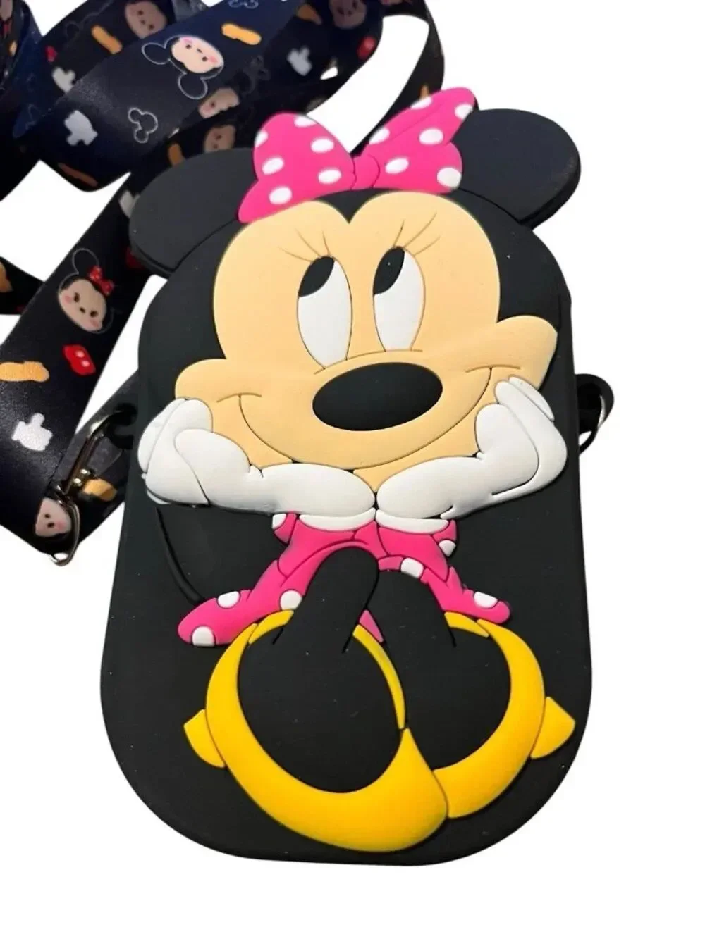 Toddler LIttle Girls Mickey and Minnie Mouse Silicone Mini Purse Coin Pouch Lot